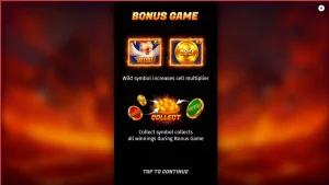 Tampilan visual slot Chicken Fire dengan tema retro dan neon